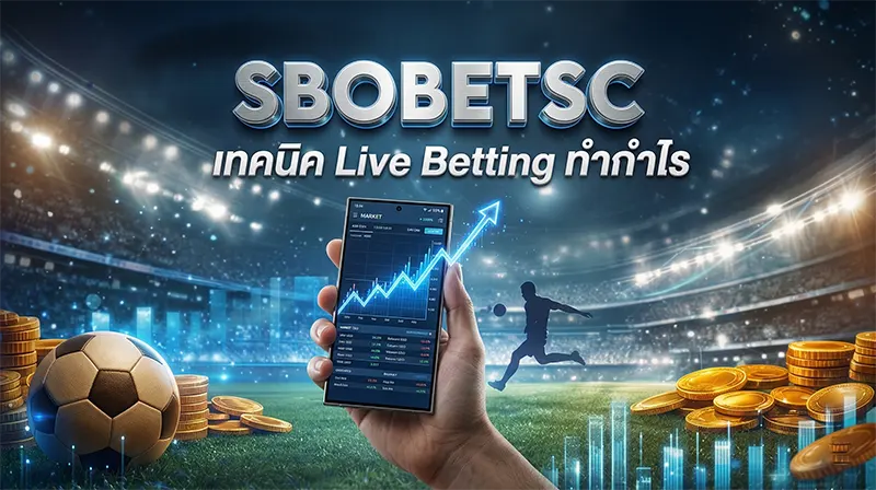 แทงบอลสด SBOBET 2026 เทคนิค Live Betting ทำกำไร