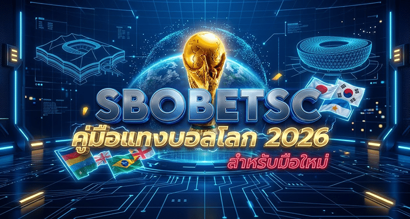 แทงบอลโลก 2026 กับ SBOBET คู่มือและเทคนิคสำหรับมือใหม่