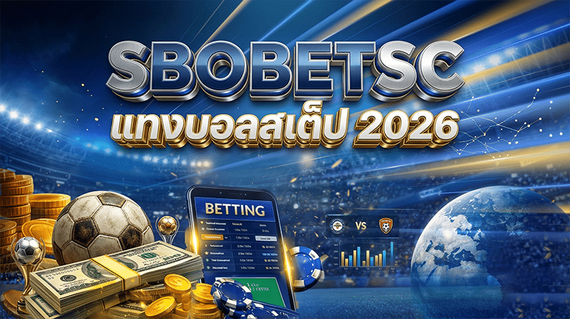 แทงบอลสเต็ป SBOBET 2026 วิธีเล่นบอลชุด+คิดเงิน ฉบับมือใหม่